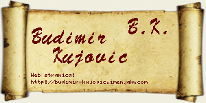 Budimir Kujović vizit kartica
